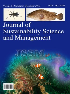 cover image of Journal of Sustainability Science and Management (JSSM), Volume 11, Number 2